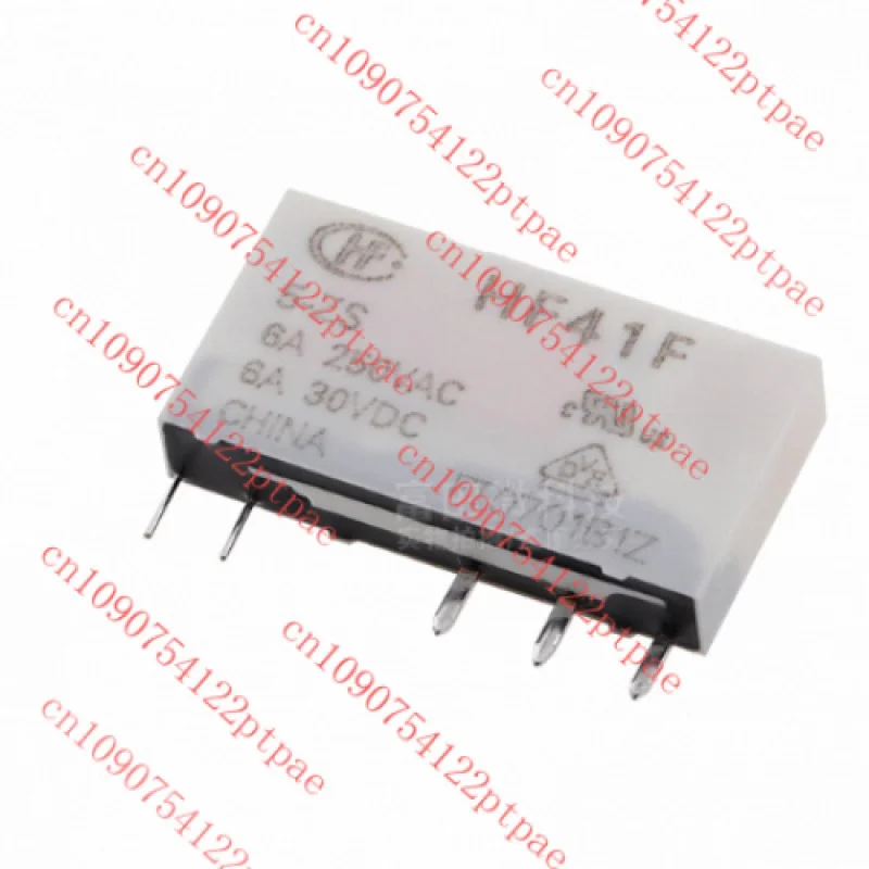 ^^  50pcs Power relay HF41F-5-HS HF41F-12-HS HF41F-24-HS 5VDC 12VDC 24VDC 6A 250VAC 4PIN Original New