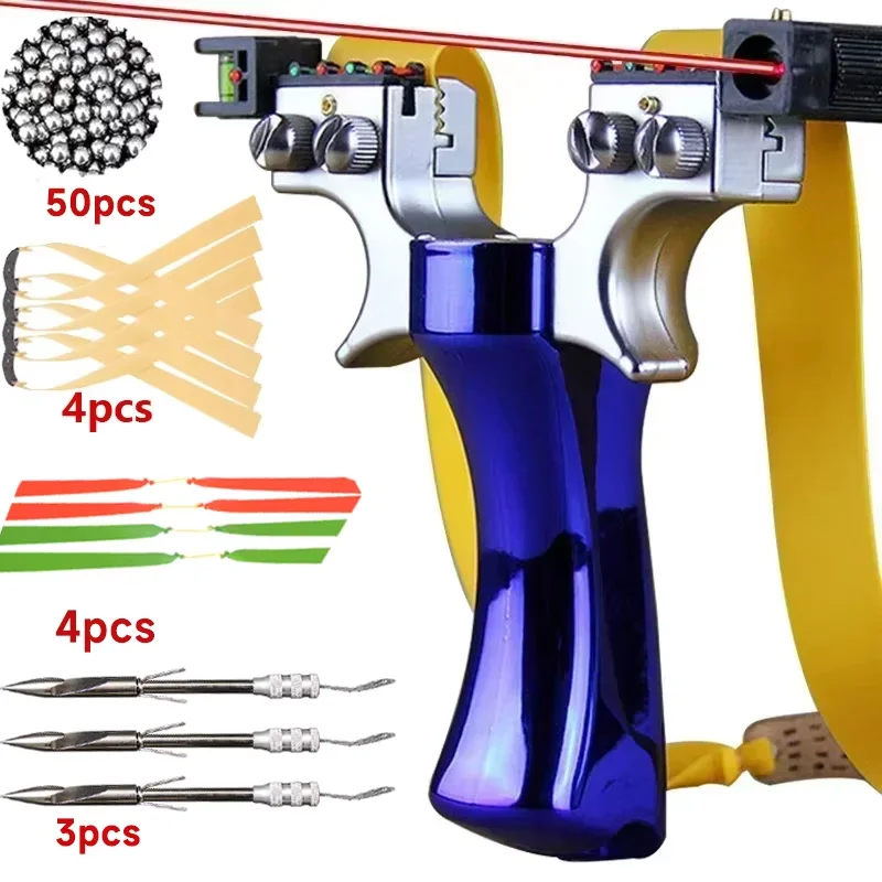 مقلاع ليزر للتصوير مقلاع احترافي مع أدوات منجنيق الصيد على المستوى للتمرين والرياضات الخارجية #3