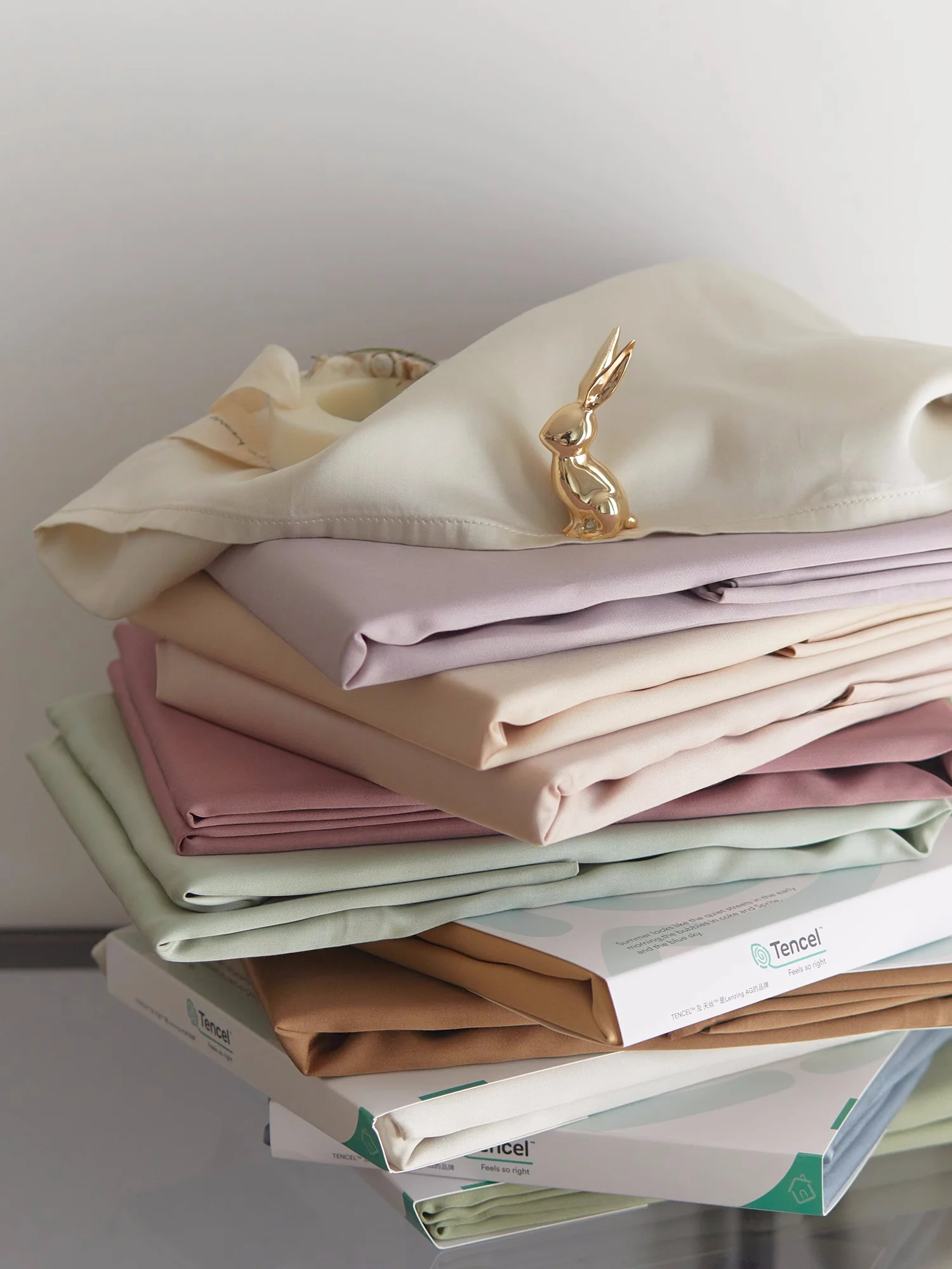 

Nordic Style Solid Color Tencel Pillowcase Summer Ice Silk Feel Pilling Free Pillow Case 48cmX74cm 1 Piece