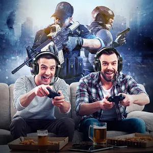 ONIKUMA-Meslekler oyun kulaklığı, Paketi Esports fare RGB ışık klavye desteği, Mikrofonlu Kulaklık kablosuz, Kulaklık oyun En iyi 10 satış, destek, kulaklık, onıkuma-no. 4