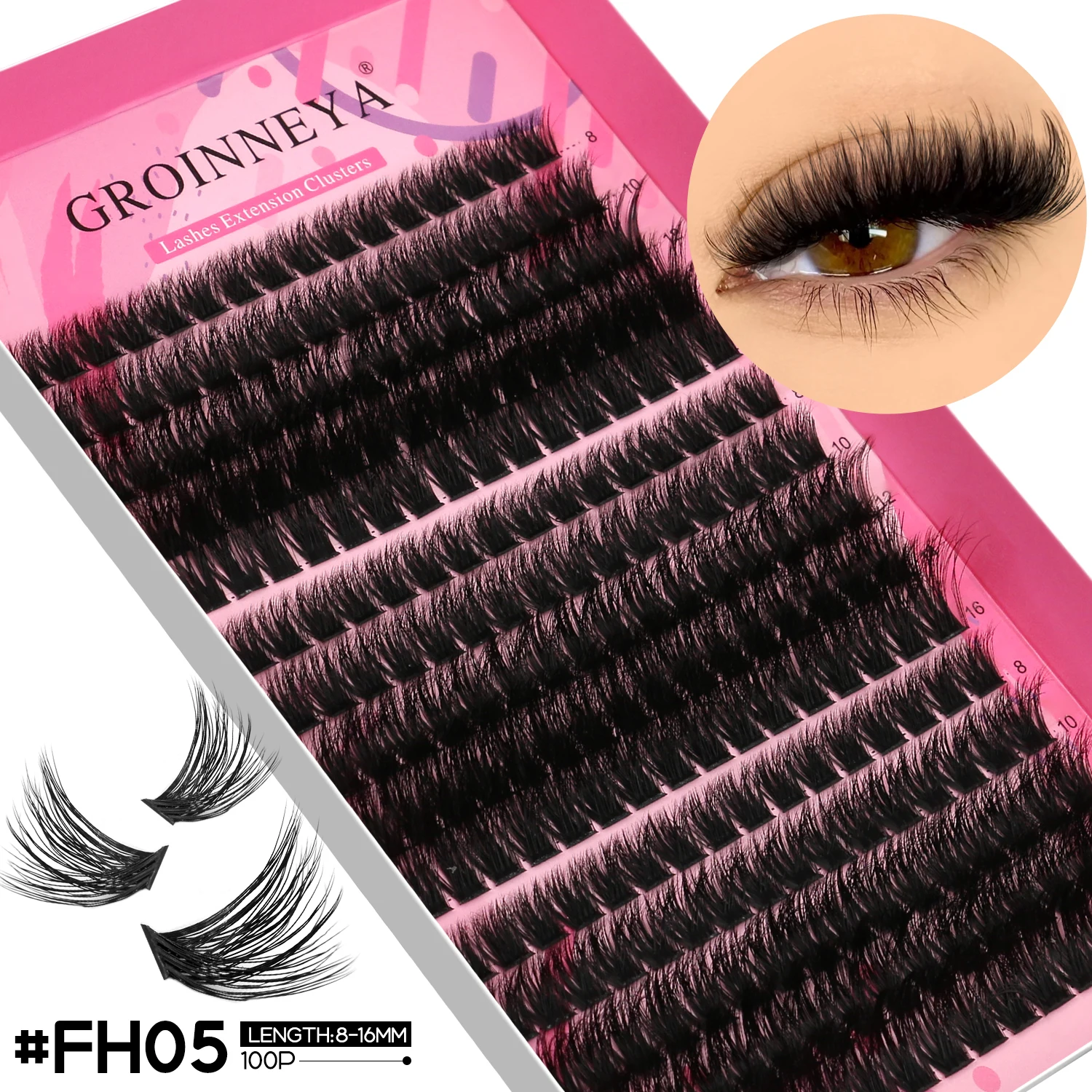 DIY Faux Mink Lashes, Voluminous Cat Eyelashes