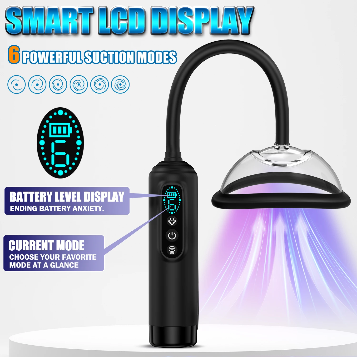 Pussy Pump Vibrator Sucking Toys BDSM Electric Vacuum Suck Vagina Sex Pump 7 Suction Female Sex Toy Clit Nipple Sucker for Women view 3