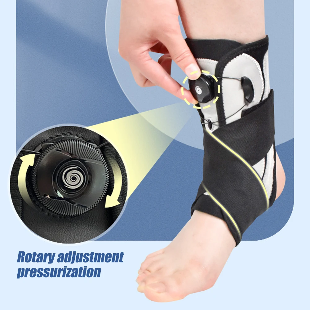 1 PCS Sport Ankle Support Sprain Ankle Braces Drop Foot Brace Lace Up Adjustable Strap Ankle Protector Foot Varus Correction