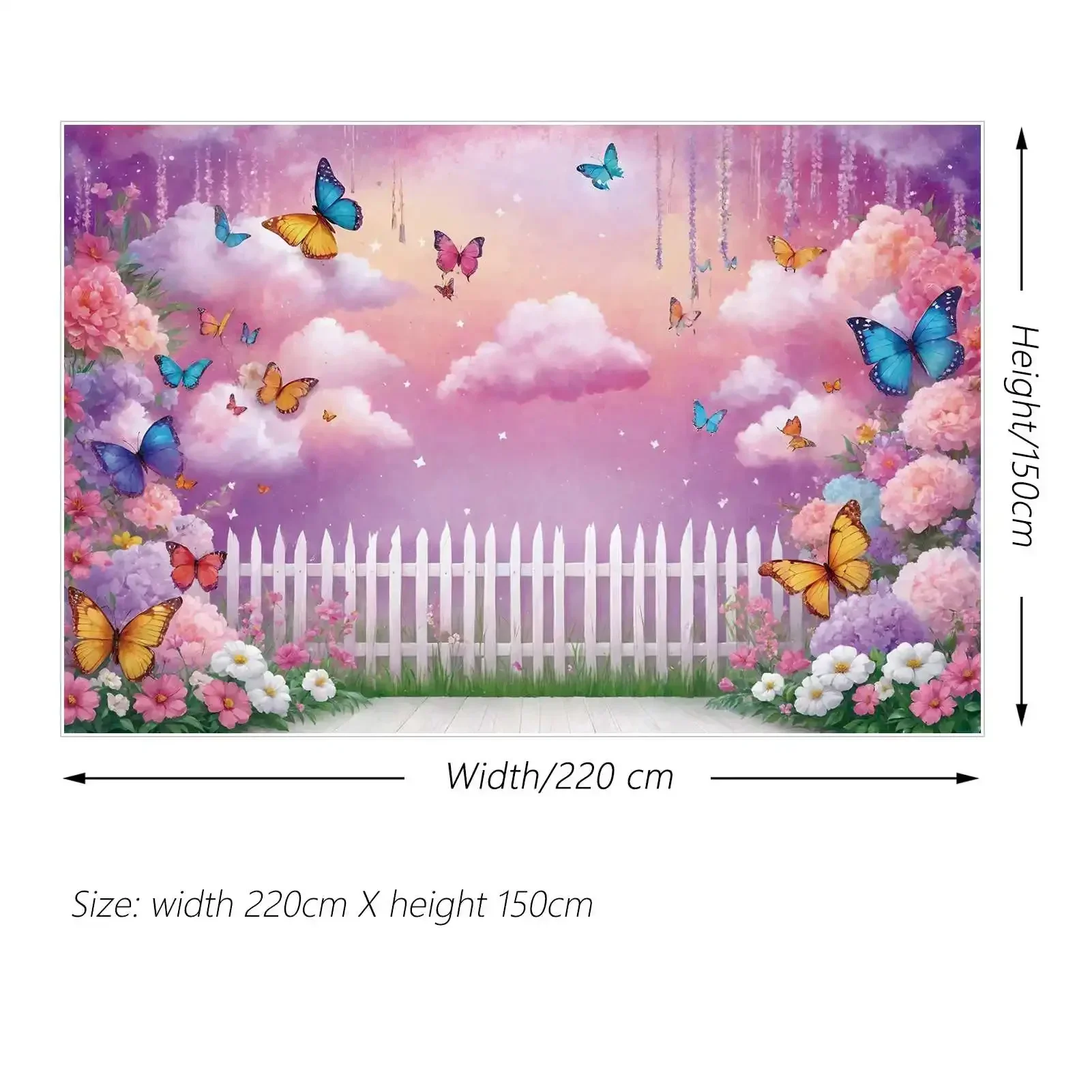 MOON.QG Backdrop Custom Happy Birthday Banner Photozone Background Children Party Photocall Shooting Photography Props