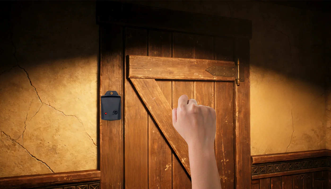 Geheimnisvolle Studio-Escape-Room-Requisite, Requisiten für Fluchtspiele, elektronisches Puzzle, sequentielle Version mit Multi-Knock-Sensor, hervorragend – Detail 3