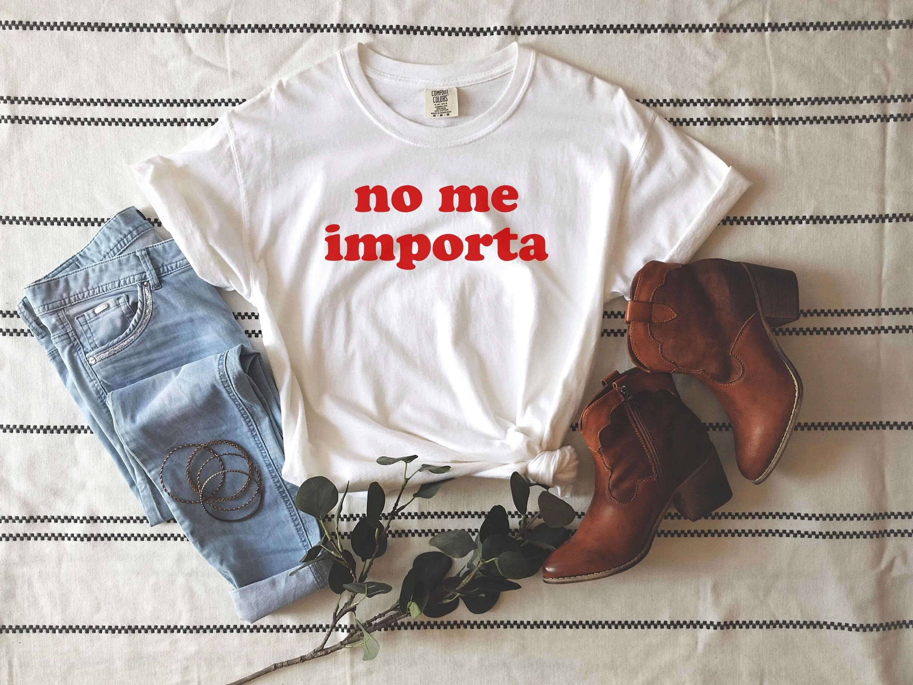 No me importa, camiseta Latina Chula, poder femenino español