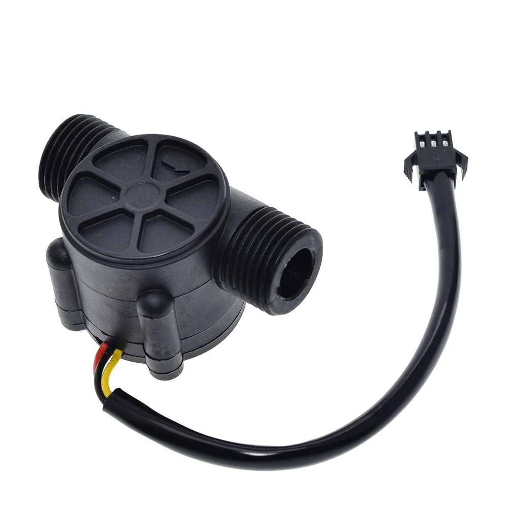 TZT Water flow sensor flowmeter Hall flow sensor Water control 1-30L/min 2.0MPa YF-S201