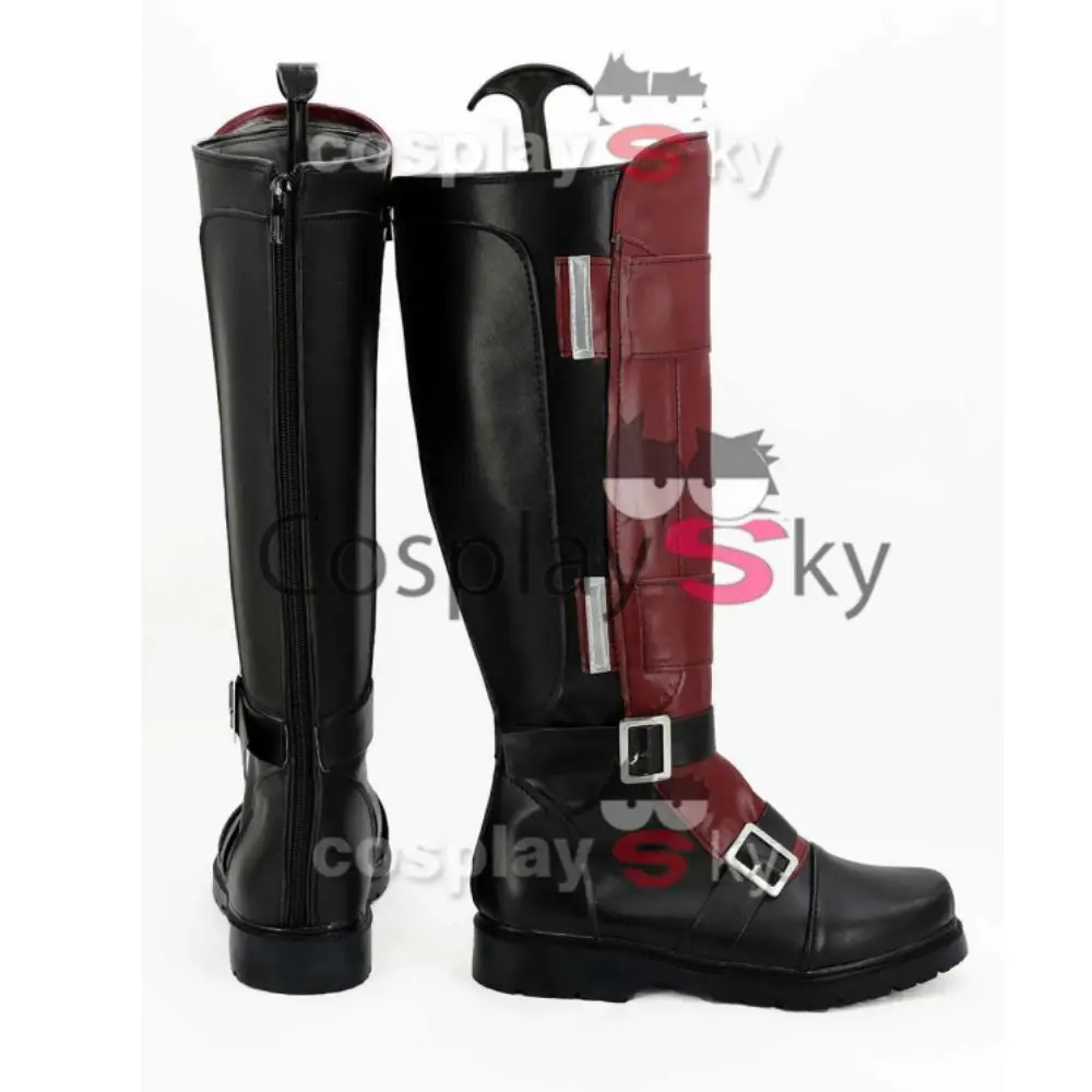 Botas de piscina de Cosplay de Dead para hombres, zapatos de Wade Cos Wilson, accesorios de disfraz de superhéroe, Fantasia, Cosplay, Halloween, hechos a medida