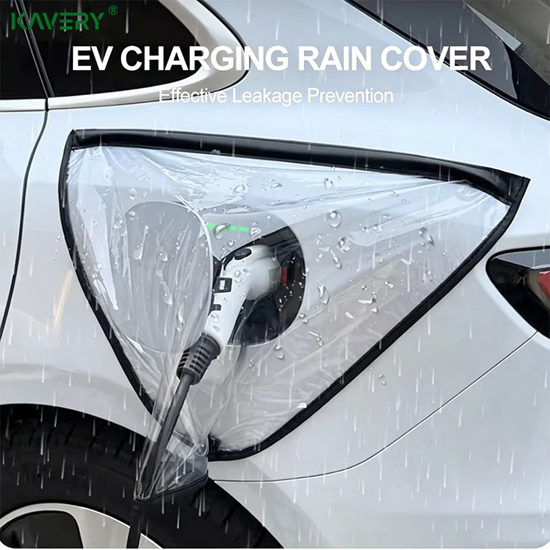

For Universal New Energy Car Charging Port Rain Dust Waterproof Protective Charger Gun Cover Outdoor Accessories