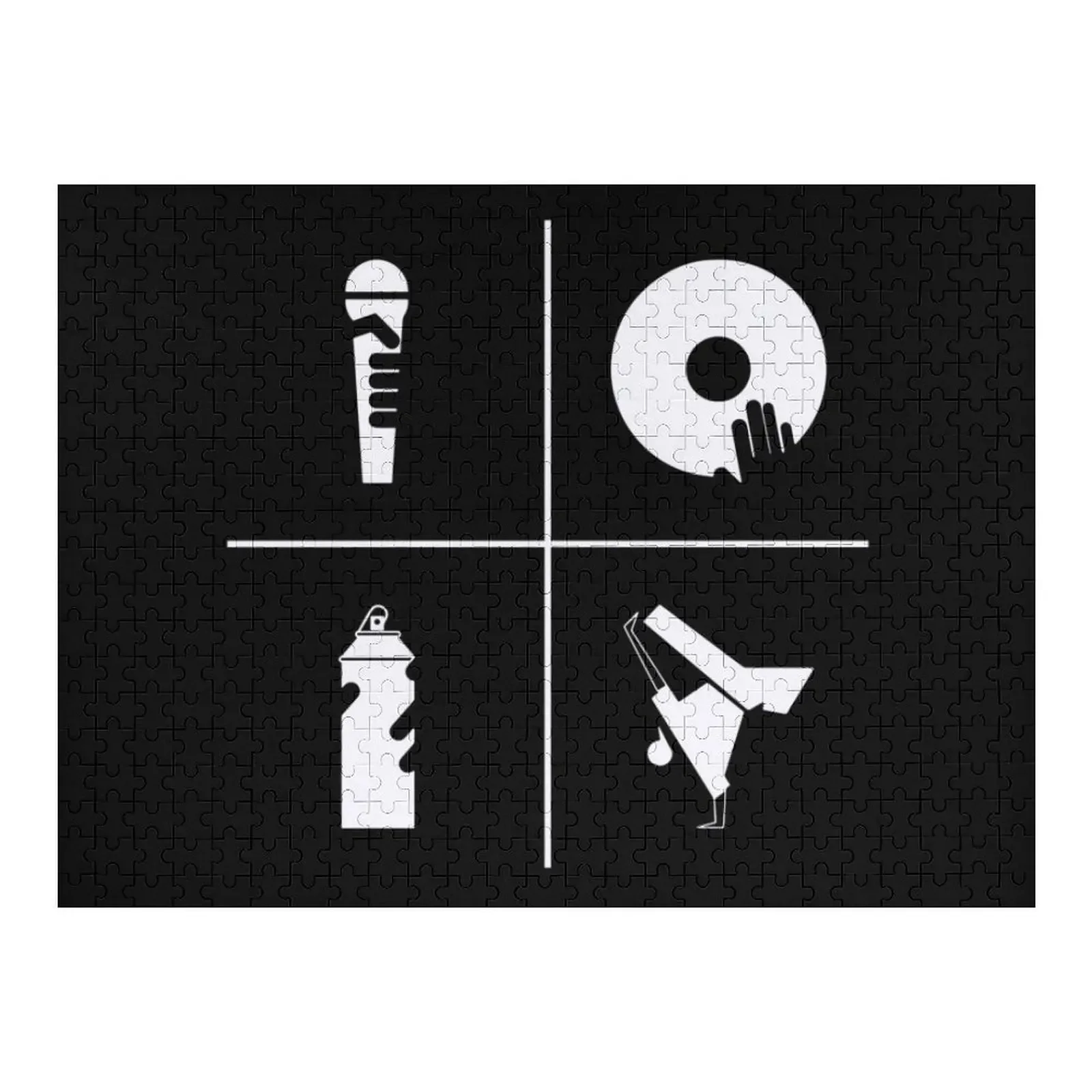 

The Four Elements of Hip-Hop Jigsaw Puzzle Custom Photo Customized Kids Gift Personalized Puzzle