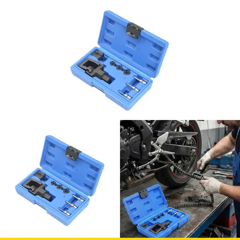 

SZCH Универсальный набор инструментов для разделения цепи для обслуживания различных моделей мотоциклов