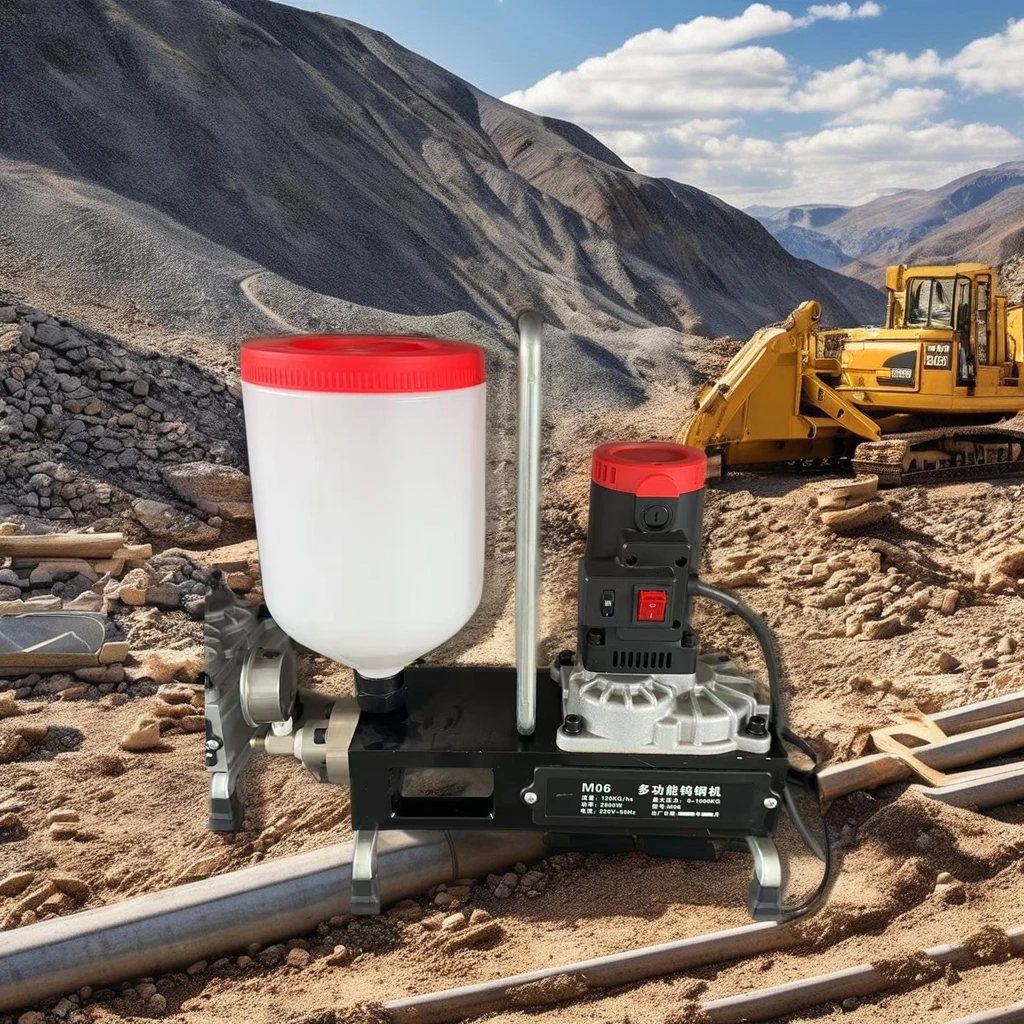 2025 Hot sell High Pressure Cement Grouting Injection Machine Waterproof with Pump and PLC Core Components 1 Year Warranty Popul