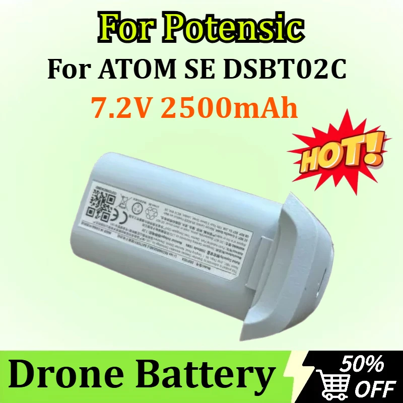

New 7.2V 2500mAh Drone Battey for Potensic ATOM SE DSBT02C for ATOM 2 2230mAh Battery UAV 21.6WH