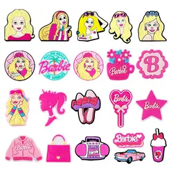 MINISO 9/12/21pcs New Barbie Shoes Accessories Fit sandals Clog Backapck Wristbands charm Christmas Parties Shoes appendix Gift