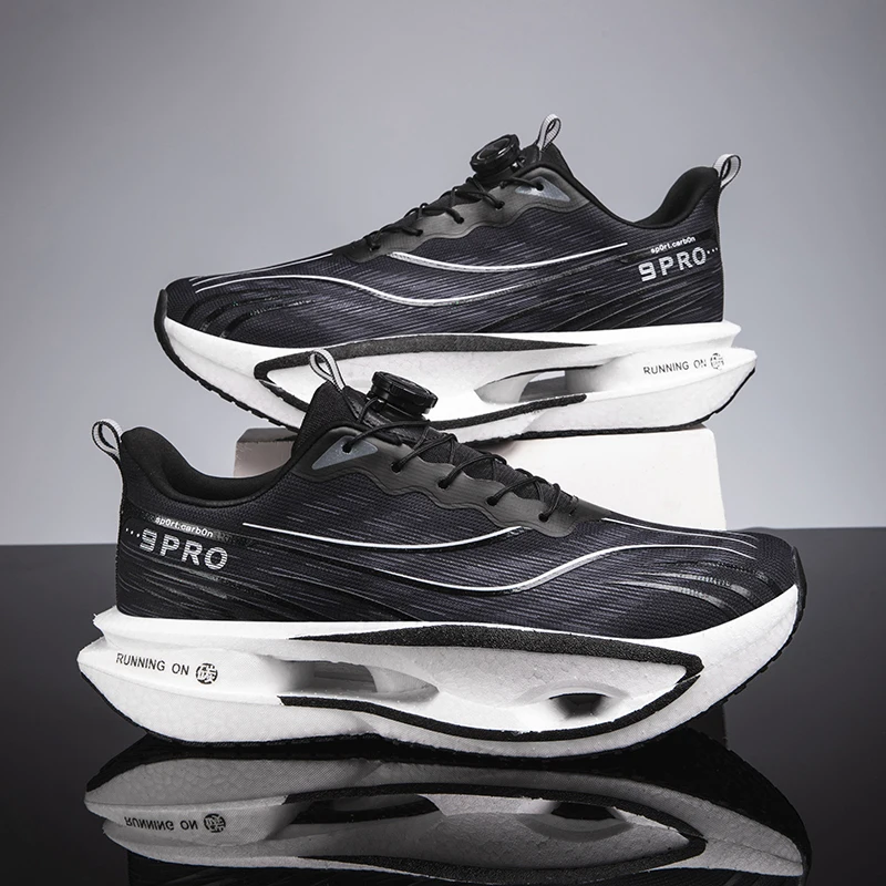 Herren-Sportschuhe, Laufschuhe mit Carbonplatte, Marathon-Sneaker für Herren, Rennschuhe, stoßdämpfende Sportschuhe für Damen. – Detail 5