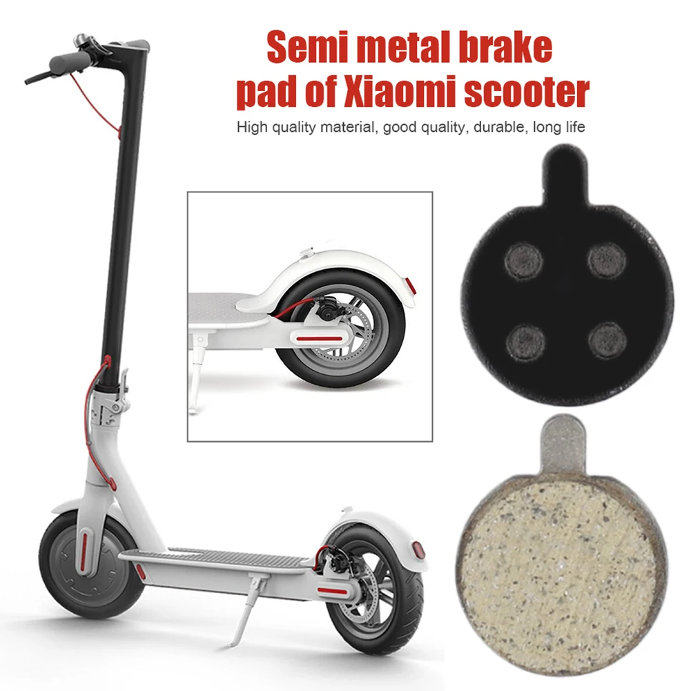 2x Ersatz-Scheibenbremsbeläge aus Metall für Elektroroller für M365 Pro Kick Scooter