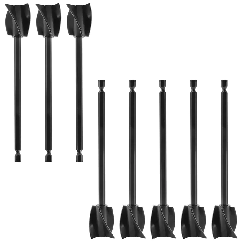 

B58B-8 Pcs Resin Mixer Epoxy For Powerful Mixing Reusable Multipurpose Epoxy For Drill For Epoxy And Paint Mixer Drill