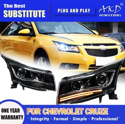 AKD Head Lamp for Chevrolet Cruze LED Headlight 2009-2016 Headlights Cruze DRL Turn Signal High Beam Angel Eye Projector Lens