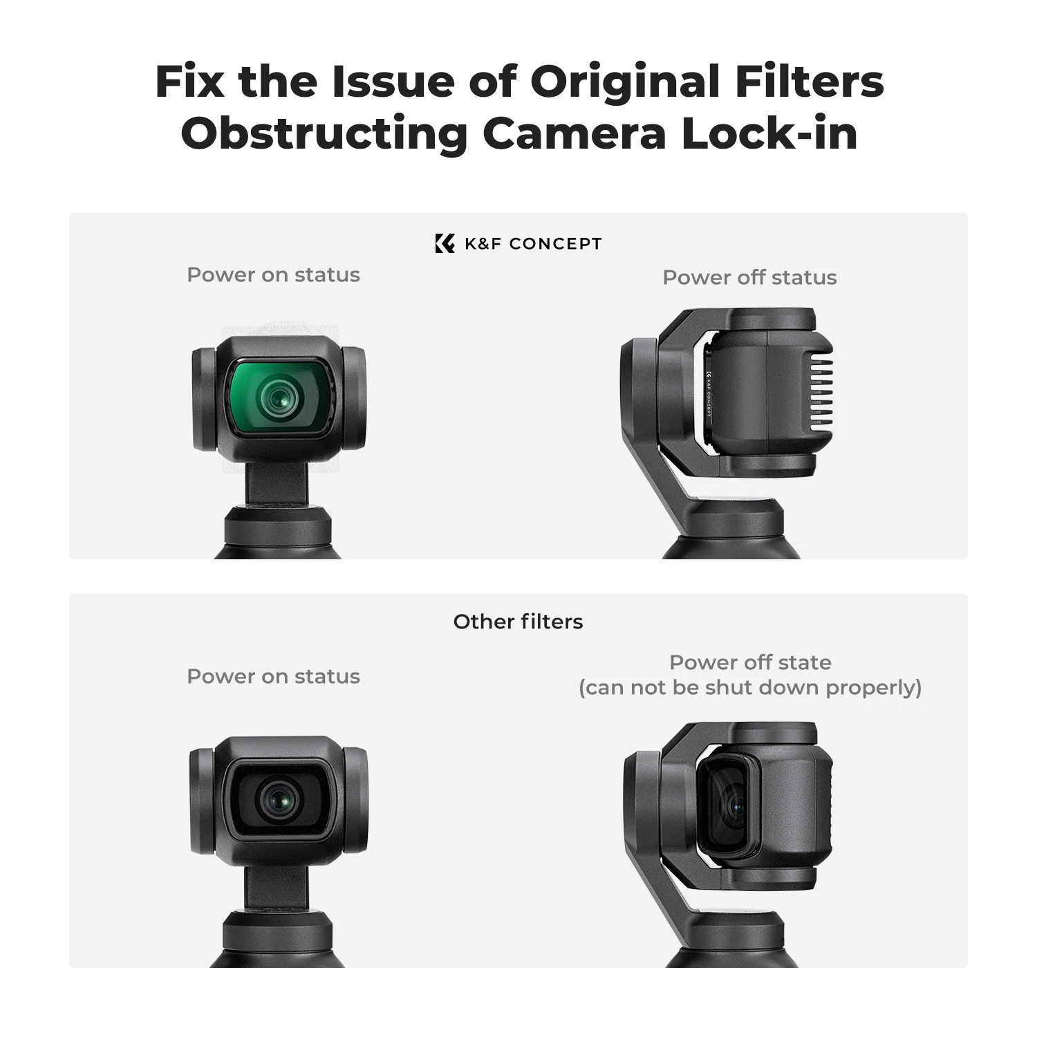 Imagem -06 - Concept-filtro de Difusão Preto para Dji Osmo Pocket Multi-revestimento Magnético à Prova de Água Filtro de Lente de Câmera de Ação k & f