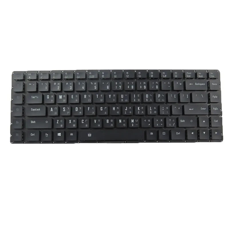 GR NE TW Keyboard untuk AERO 14 untuk gigabit untuk AERO 14 V6 14-W6 14 V8 14-K 14 K V7 14-K7 14-K8 14-W 14 V7 14-W7 Italia Hitam