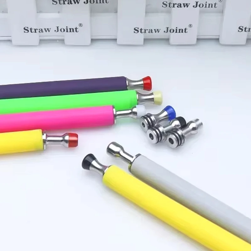 510 قطرة تلميح MTL الفولاذ المقاوم للصدأ الاكريليك الراتنج القش المشتركة #6