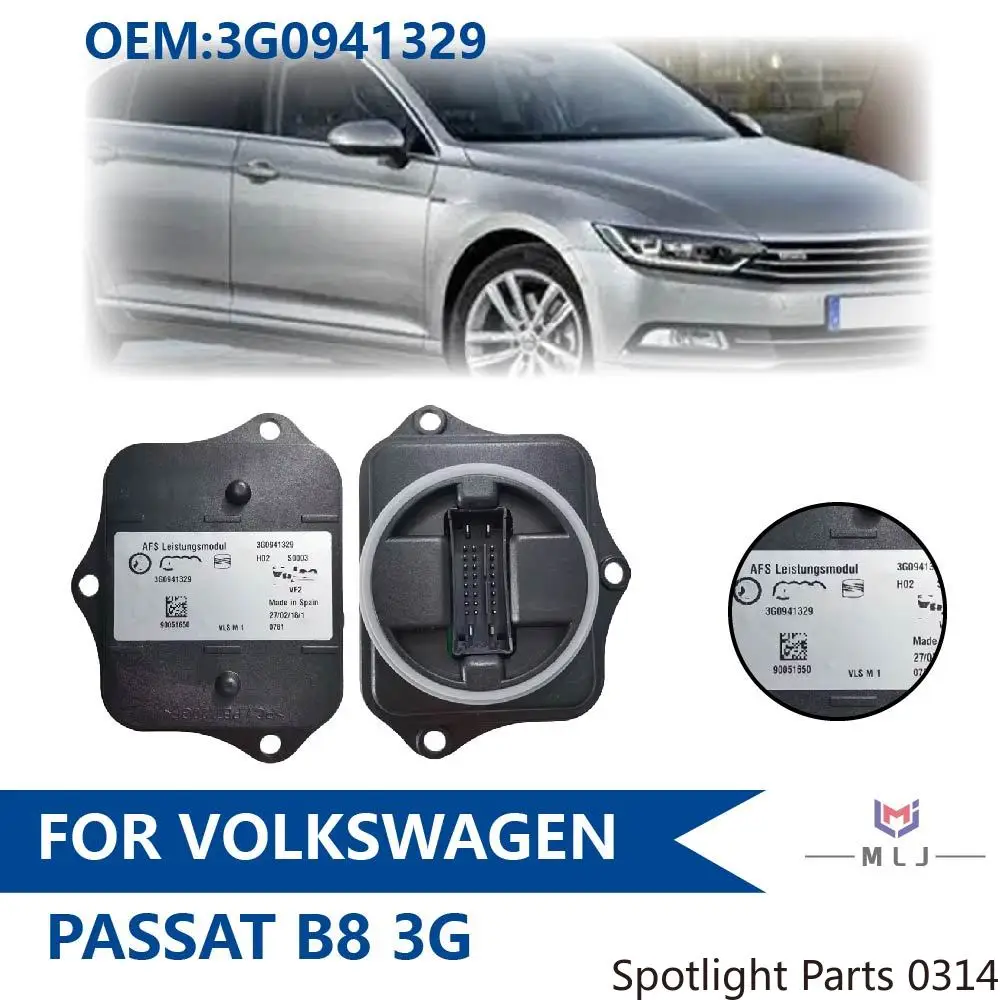 

3G0941329 For Volkswagen Passat B8 3G Headlight AFS Module Leistungsmodul DRL Ballast Module Unit 90051650 Car Accessories