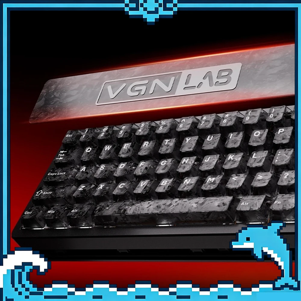 VGN Neon 68 Super Competitive Edition Wired Keyboard Xingshan Flagship Custom Hall Sensor E-sports Keyboard Pc Accessories Gifts