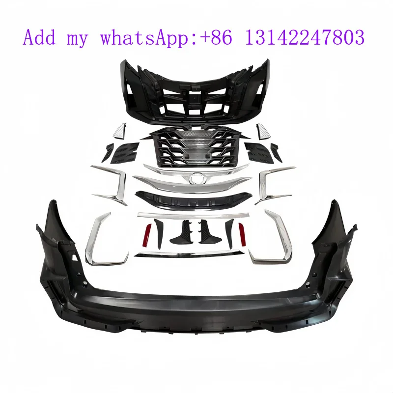 

the Front and Rear Bumpers Applicable to 21-22 Sienna, for Upgrading and Grille of Star Large Enclosure