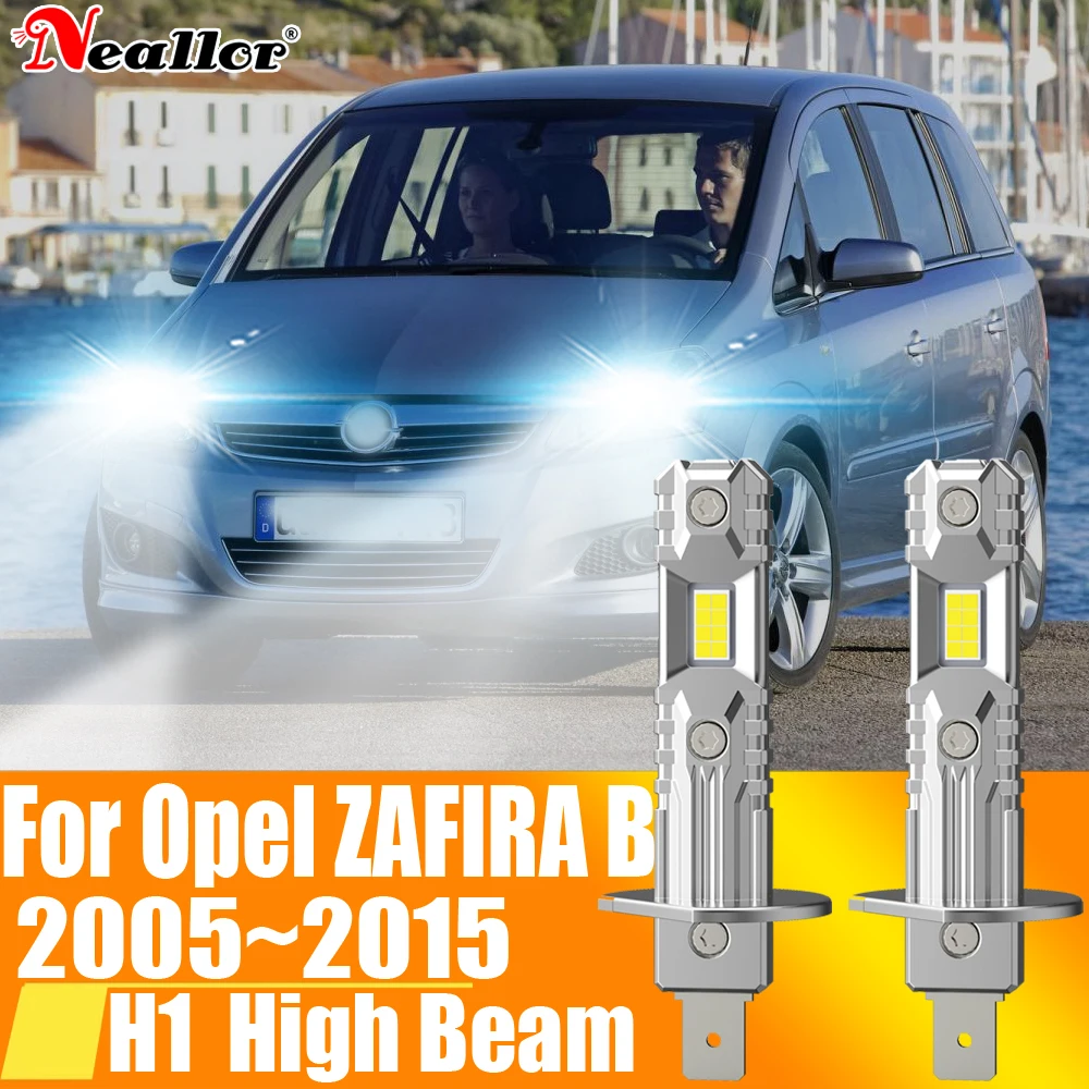 2x H1 Led Light Canbus Bulb Car Headlight High Power Auto Fog Diode Moto Driving Running Lamp 12V 55W For Opel ZAFIRA 2005~2015