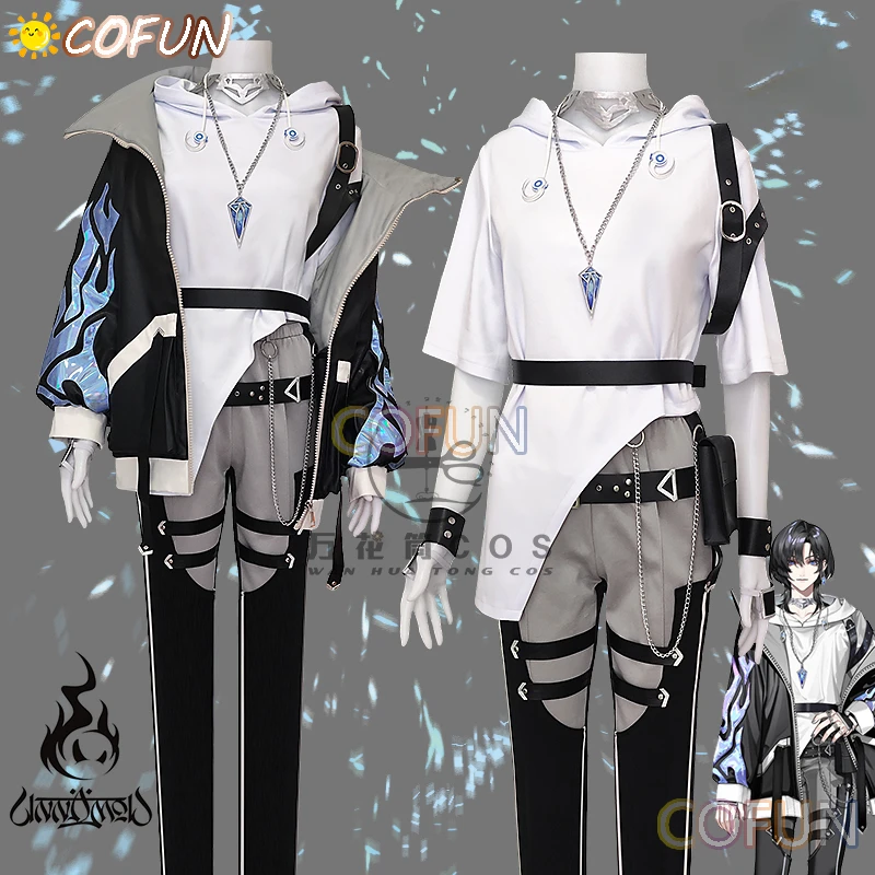 COFUN VTuber Unnamed/usan Cosplay Costume Virtual YouTuber Halloween VTB Outfits Women Men Fur Garment