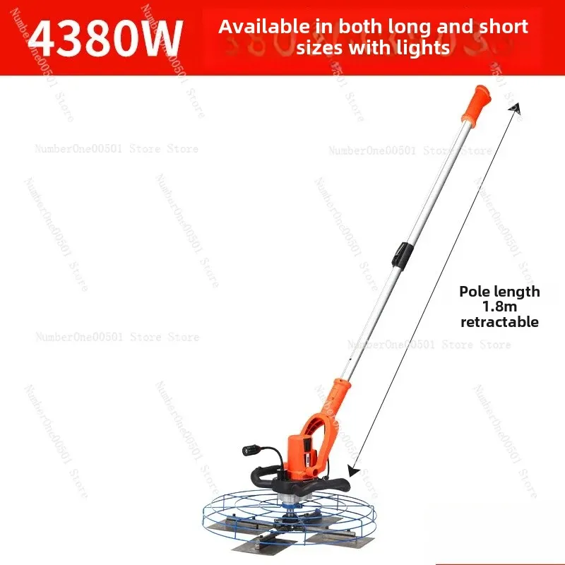 4380W Handheld Cement Pavement Smoother Concrete Electric Polishing Tool Ground Polishing Edge Grinding Equipment