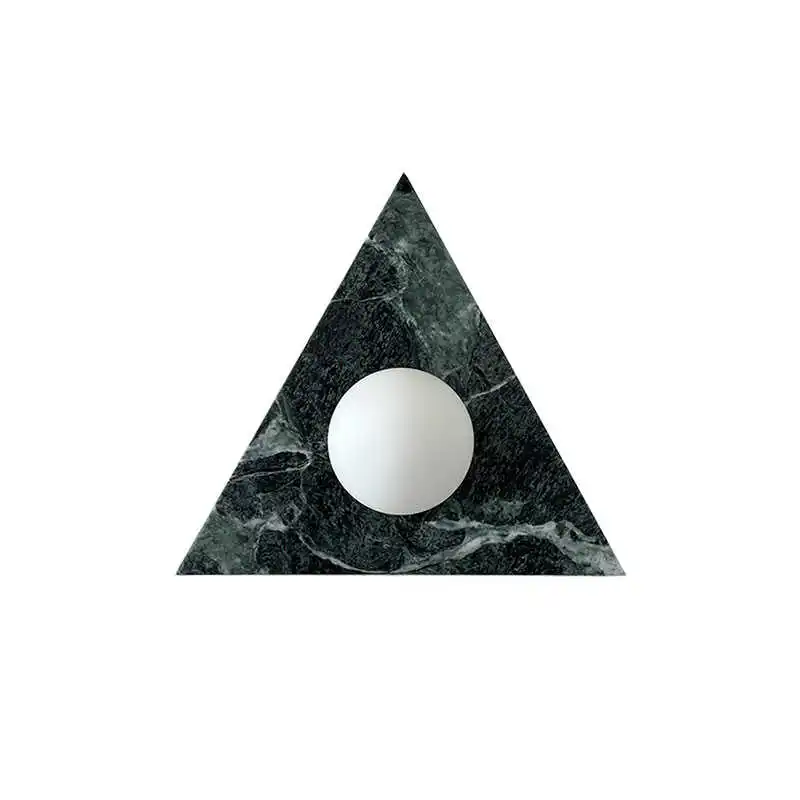 

Medieval natural marble creative personalized entrance wall lamp, background wall staircase aisle decorative wall lamp