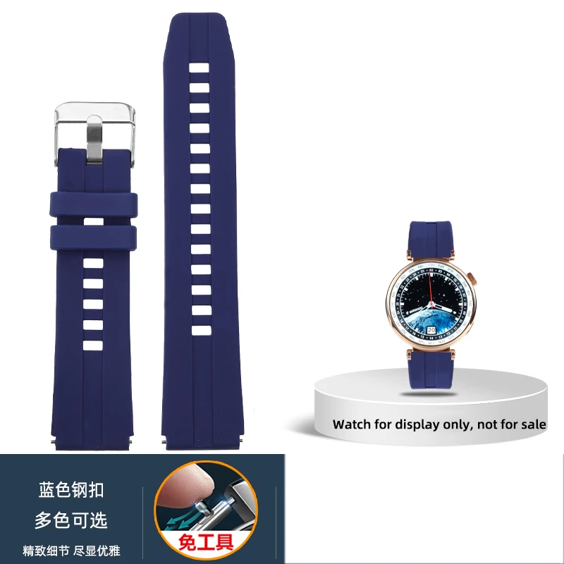 Ремешок силиконовый для смарт-часов Huawei GT4 Женский, мягкий спортивный сменный водонепроницаемый браслет для женщин, 41 мм, 18 мм