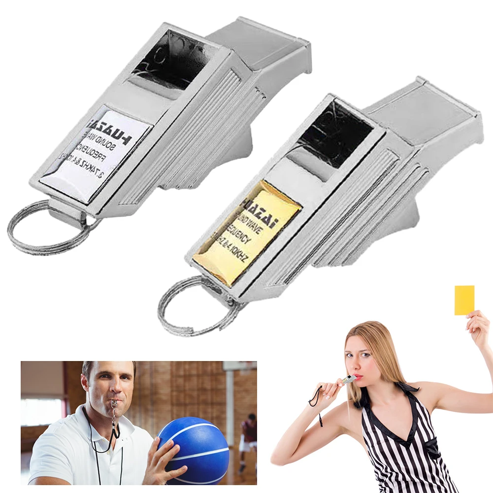 Professional Basketball Referee Whistle Seedless Plastic Sport Whistle Portable for Outdoor Sports Training