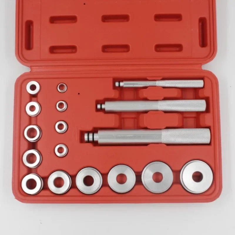 17PCS/Set Wheel Bearing Race Seal Bush Driver Master Tool Kits Aluminum Axle Install Remove New