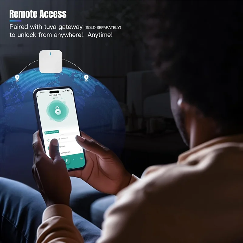 

Smart Key Lock Box Wireless Lock Box Fingerprint Lock Box Suitable For House Keys And Real Estate Agents