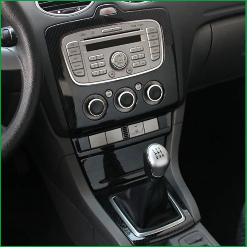 

Декоративная накладка на центральную панель управления для Ford Focus Mk2 2009-2011, аксессуары для автотюнинга