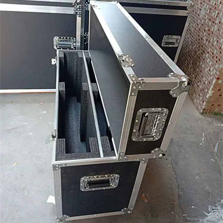 Customized aluminum alloy flight case led display screen rental screen box display box wire   flight case factory direct sale