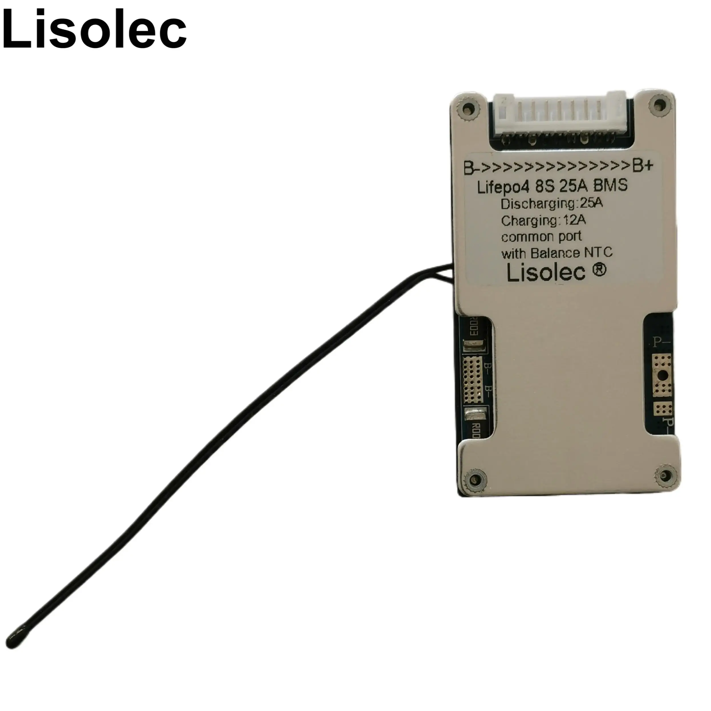 BMS de 12V y 24V con Balance de celdas NTC Li-ion 3S 4S 6S 7S Lifepo4 6S 4S 8S 18650 32650, placa de protección de descarga de carga de batería PCB
