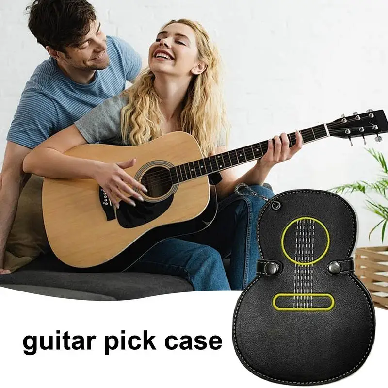 Guitar Pick Holder Case Pick Holder Case Bag Picks Storage Bag Picks Storage Pouch Box Variety Pack Picks Storage Pouch For