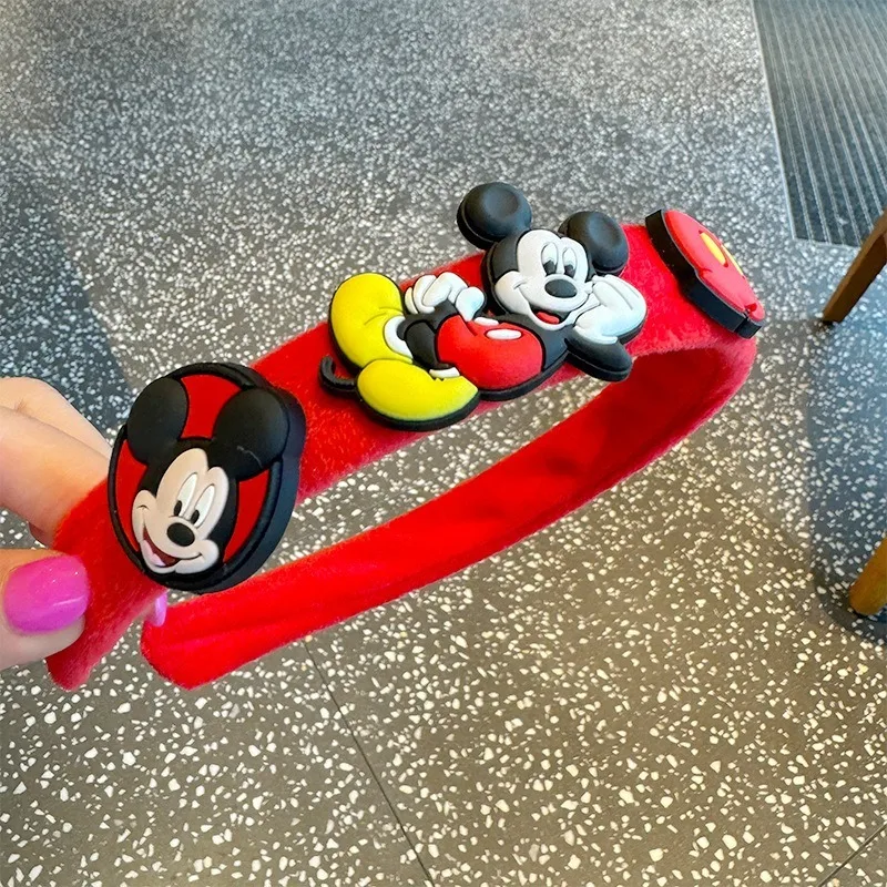 การ์ตูนดิสนีย์น่ารัก ที่คาดผมมิกกี้มินนี่สำหรับล้างหน้า ที่คาดผมแฟชั่นสำหรับผู้หญิง