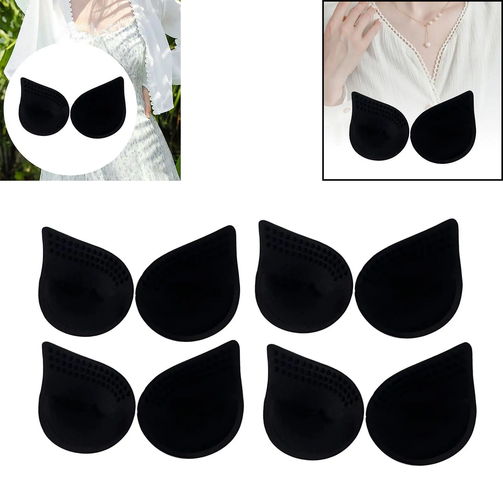 Women Bra Pads Inserts Breathable Replacement Pads for Bikini Yoga Swimsuit