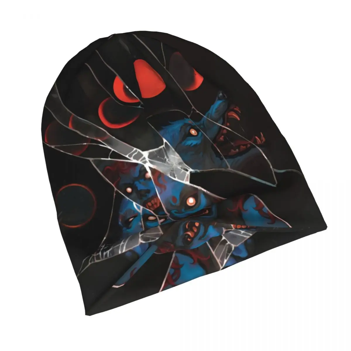 قبعات قبعة كسوف القمر من Wolf Demon للرجال ، قبعات قبعة على الموضة