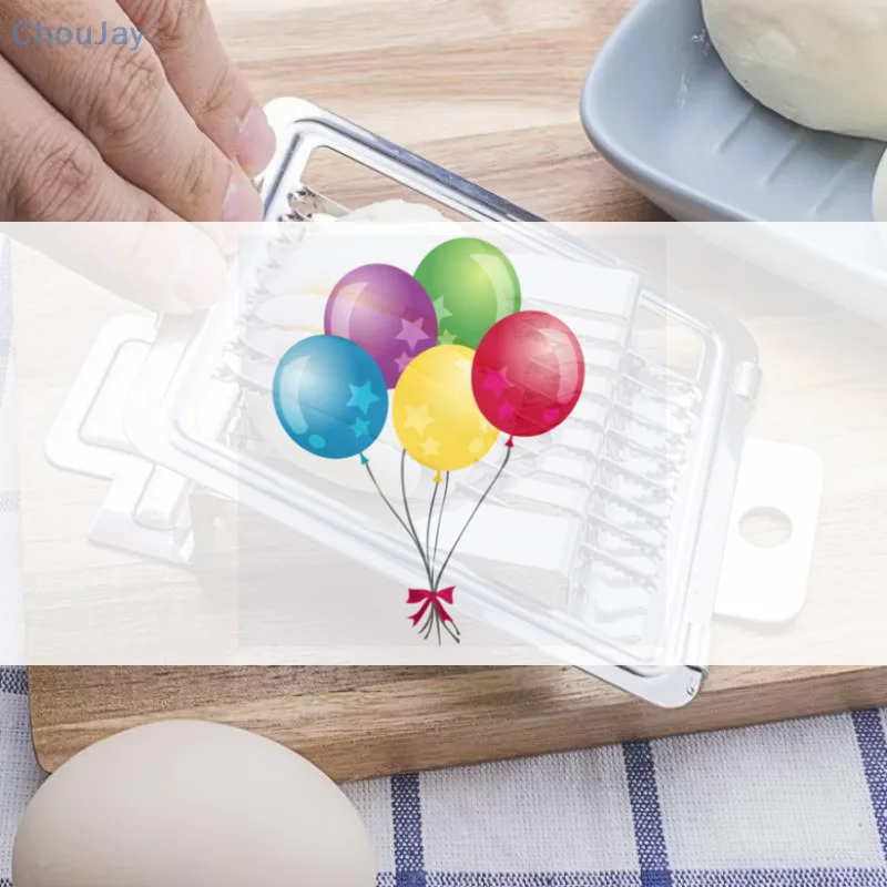 

Egg Slicer Cutter Hard Boiled Eggs Multipurpose Egg Cutter Mini Manual Egg Slicer Egg Ham Mushroom Strawberry Soft Fruit