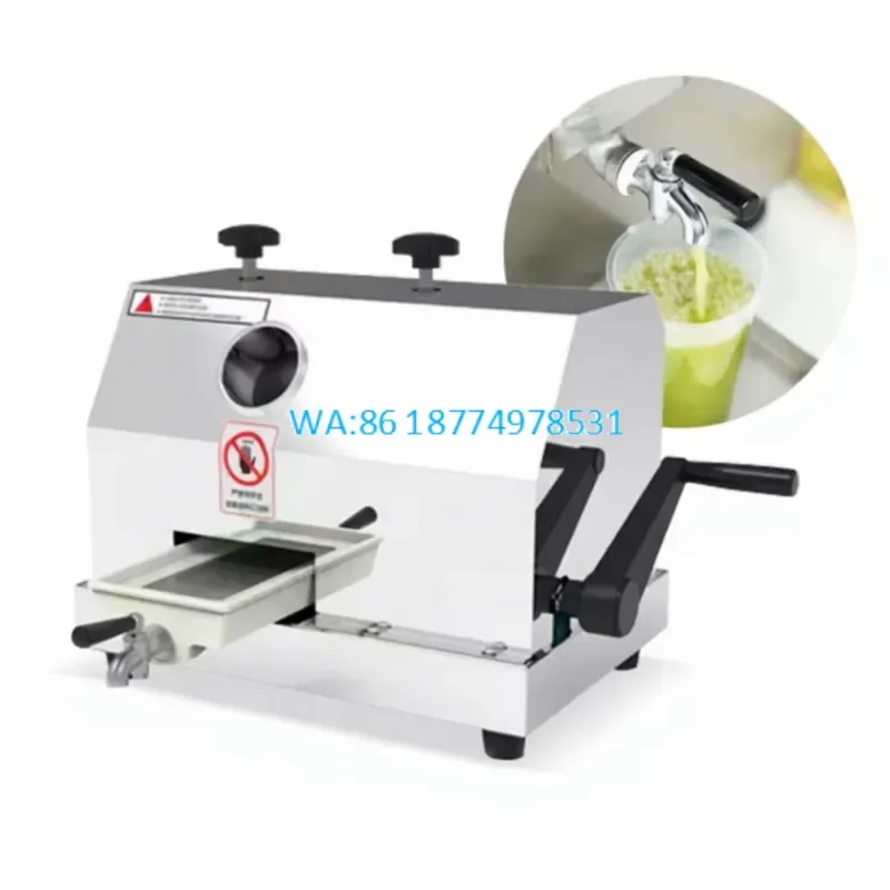 Wmwmnu Stainless Steel Manual Sugarcane Juicer Sugar Cane Juicer Factory Outlet Hand Cranked Sugar Cane