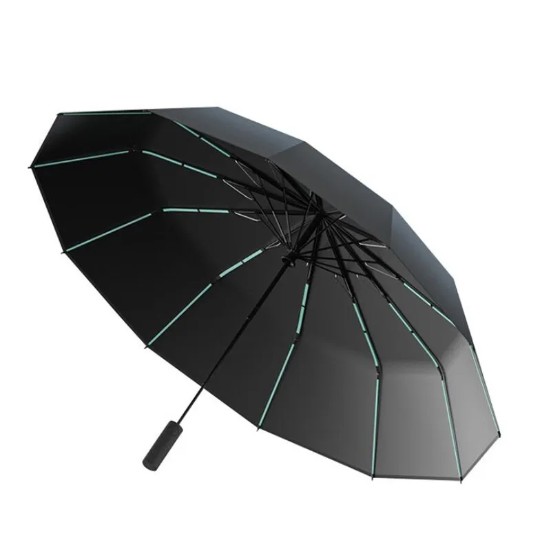 Super Strong Windproof Automatic Folding Men Umbrella Reinforced 96 Bone Large UV Sunproof Sunny and Rainy Umbrellas Women