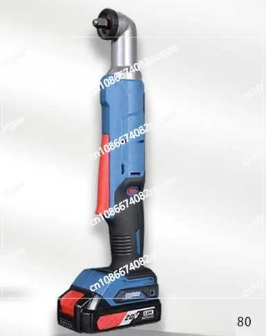 Electric Right Angle Wrench Lithium Battery Truss Wrench Brushless 90 Degree Right Angle Wrench Angle Ratchet