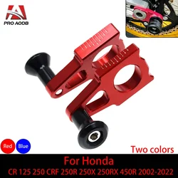 For Honda CR 125 250 2002-2007 CRF 250R 250X 250RX 450R 450X 2002-2022 Model Parts Motorcycle CNC Rear Axle Block Chain Adjuster