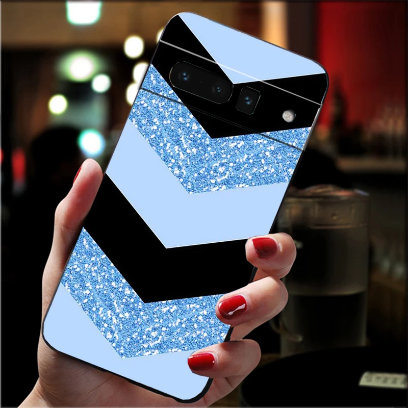 

Phone Case For Google Pixel 10 Pro XL 9 Pro XL 9A 8 7 6 Pro Pixel 8A 7A 6A Pixel 8 7 6 5 Zebra Wave Pattern Girly