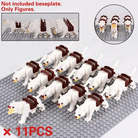 Medeltida militärset Kavallerifigurer Krigshästar Djur Byggstenar Delar Riddare Vapen Tillbehör Leksaker för barn Presenter 8 best sales Lego medeltida vapen - №3